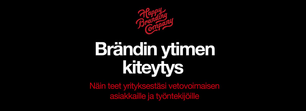 Brändin ytimen kiteytys by Happy Branding Company